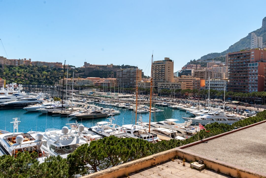 yacht in monaco harbor