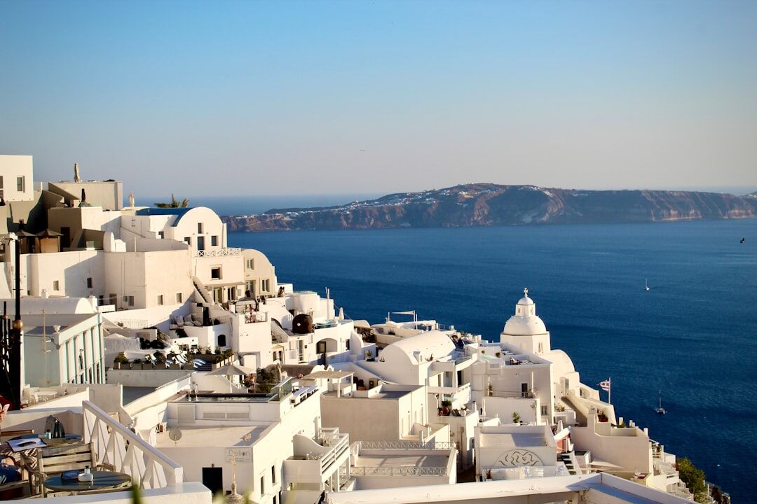 santorini island view